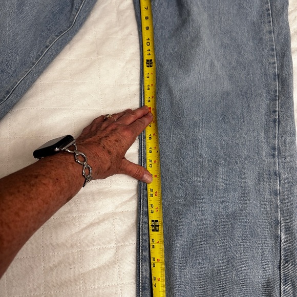 Levis '94 Baggy Jeans Womens Size 18W Blue Denim Straight Leg Light Wash - Picture 5 of 11